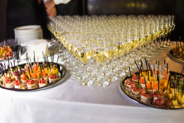 wine catering for guests