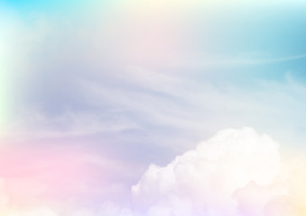 sky and clouds background with a pastel multicolored gradient,nature abstract background