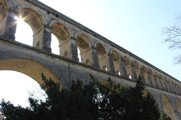 Obraz premium The bridge in Montpellier, France