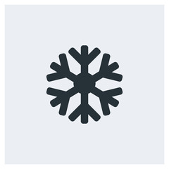 Snow icon, image jpg, vector eps, flat web, material icon, icon with grey background