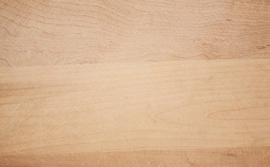 Light brown wood texture with natural pattern. Chopping board or floor surface