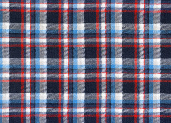 background with plaid fabric