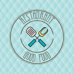 utensils cook kitcken graphic vector illustration eps 10