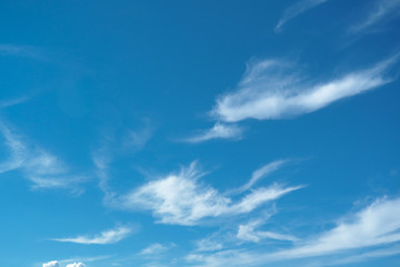 Naklejka na ściany i meble Blue sky with beautiful clound