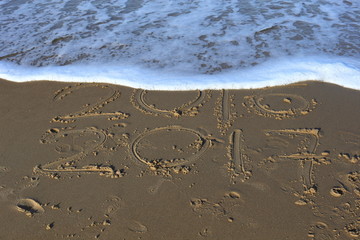 2017/ letters in the sand saying 2016/2017