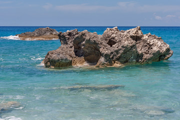 Obraz premium Katisma Beach, Lefkada, Ionian Islands, Greece