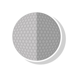 Ball icon. Golf sport competition and hobby theme. Isolated design. Vector illustration