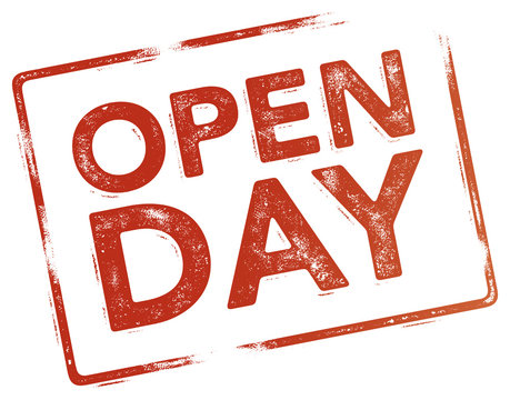 Rubber Stamp - OPEN DAY