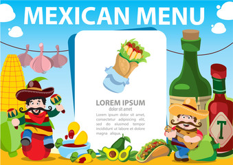 Mexican menu