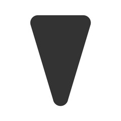 Abstract V letter initial logo design