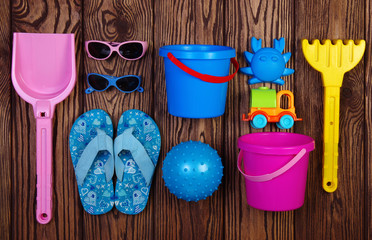 Summer accessories of kids