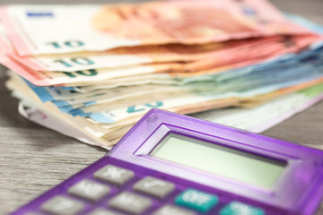 Taschenrechner und Geld