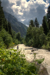 Obraz premium Hiking in mountain