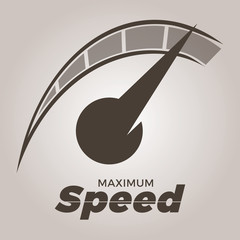 Tachometer - maximale Geschwindigkeit