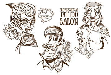 Professional tattoo salon