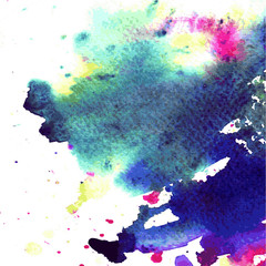 Watercolor stains, water vector backgrounds.