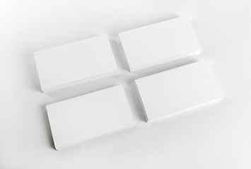 Blank business cards