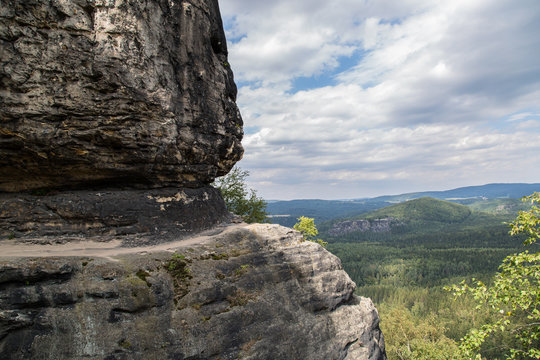 Wanderpfad am Frienstein, Nationalpark S&auml;chsische Schweiz