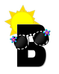 Alphabet Sun Shades B