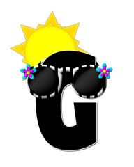 Alphabet Sun Shades G