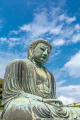 Fototapeta na wymiar The Great Buddha in Kamakura Japan.