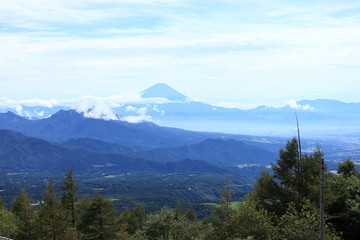 清里から見た富士山