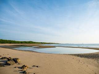 Small pool in Front of Sea