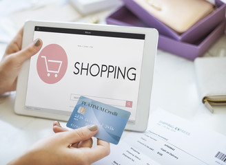 Shopping Banking Accounting Webpage Text Search Concept