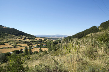 Fototapeta na wymiar Camino de Santiago Zubiri to Pamplona