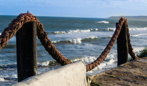 Fototapeta atlantic ocean  coast summer waves 