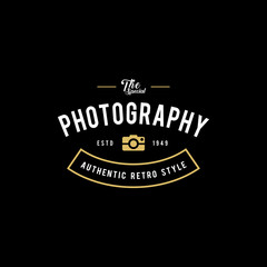 Photography Badges and Labels in Vintage Style