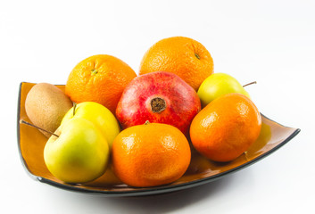 Assortment of exotic fruits