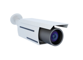 Security video camera. 3d rendering