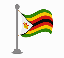 zimbabwe flag mast