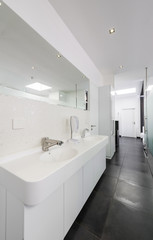 Waiting room and reception of modern medical clinic or dentist