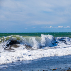 Background waves of the sea.  Beautiful waves