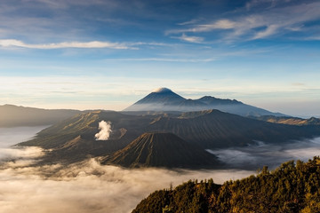 Fototapeta premium Bromo mountain and mist
