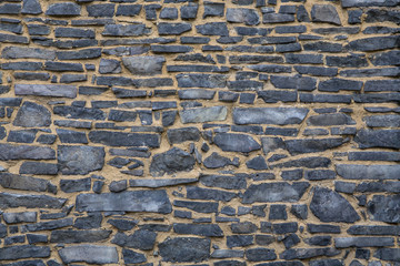 Kamienny stary mur obronny