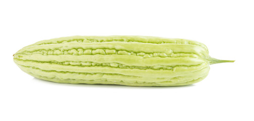 Bitter gourd isolated on white background