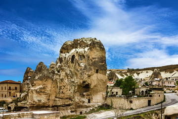 Fototapeta na wymiar Cappadocia, Anatolia, Turkey. Open air museum, Goreme 