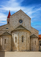 Fototapeta na wymiar Trogir Cathedral church, Croatia