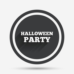 Halloween pumpkin sign icon