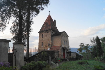 Fototapeta premium Rope Manufacturers Tower, Rope Makers' Tower (Turnul Franghierilor), Sighisoara, Transylvania, Romania