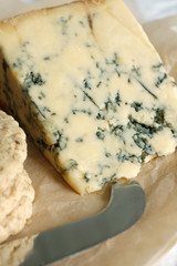Mature English Stilton cheese