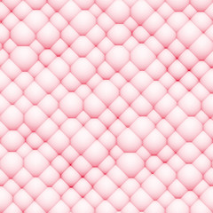 seamless background made of rounded pink cubes