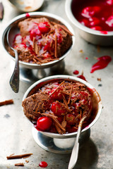 Black forrest ice cream