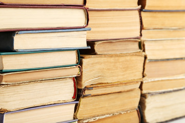 Old antique books background