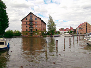 Obraz premium Der Hafen von Neustrelitz