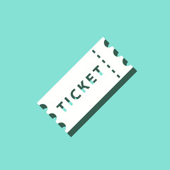 Ticket - vector icon.