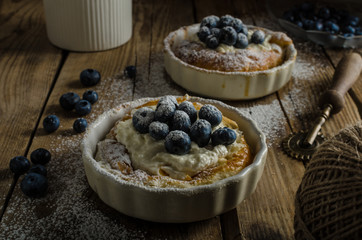 Rustic style cheesecake